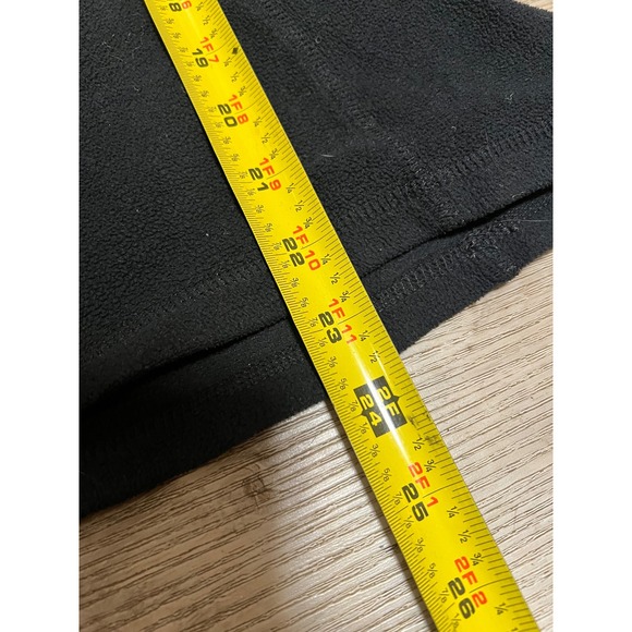 North Face Womens Pullover 1/4 Zip Black Longsleeve Size M Lightweight Polartec - Picture 9 of 10